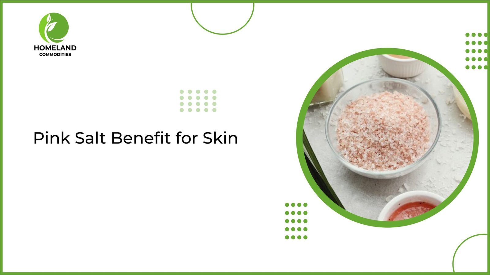 Pink Salt for skin