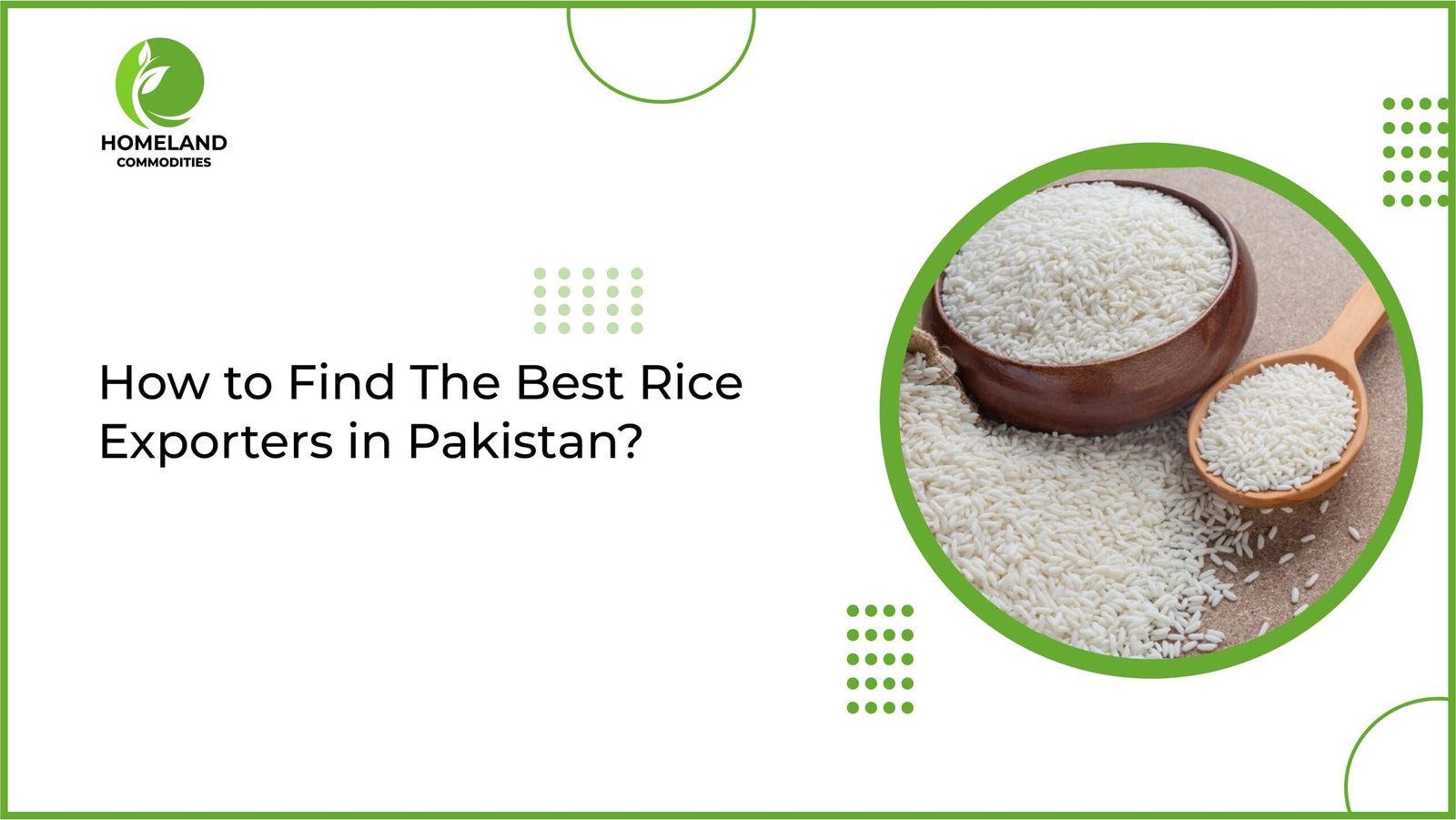 How to Find the Best Rice Exporters in Pakistan?